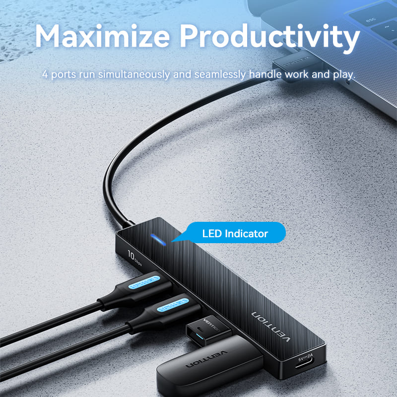 Vention 5-in-1 USB 3.2 Gen 2 Hub