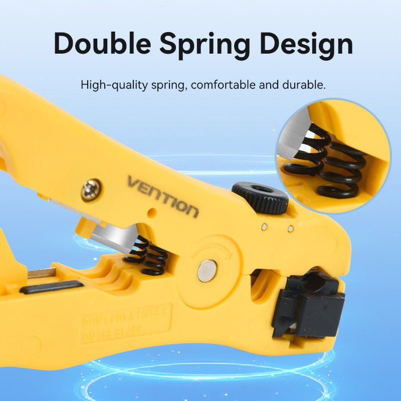 Vention Coaxial Cable Stripper Yellow