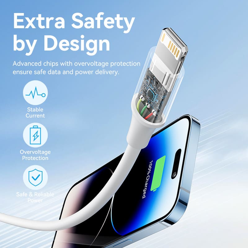 Vention USB 2.0 Type-A Male to Lightning Male 2.4A Cable