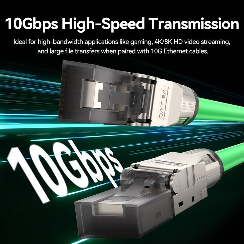 Vention Cat6A Shielded Toolless 8P8C RJ45 Modular Plug