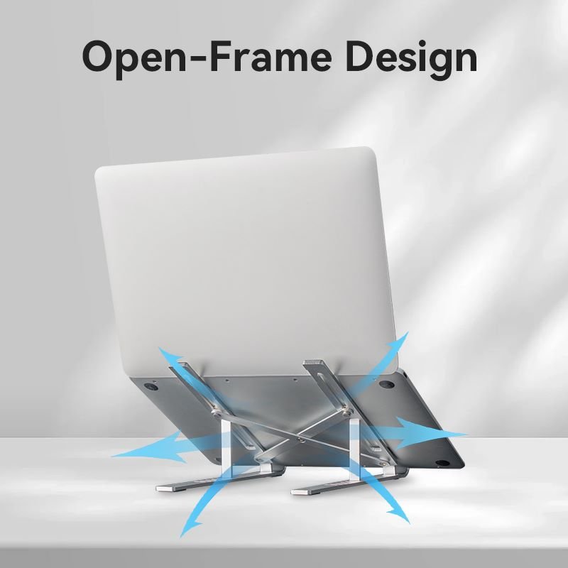 Vention Foldable Laptop Stand Silver Aluminum Alloy Type
