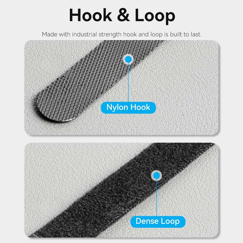 Vention Hook & Loop Cable Tie 120mm x 12mm Black