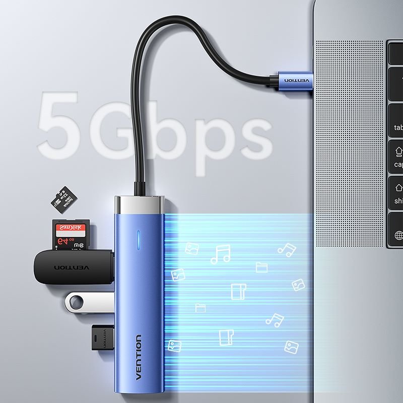 Vention  5-in-1 USB-C Docking Station