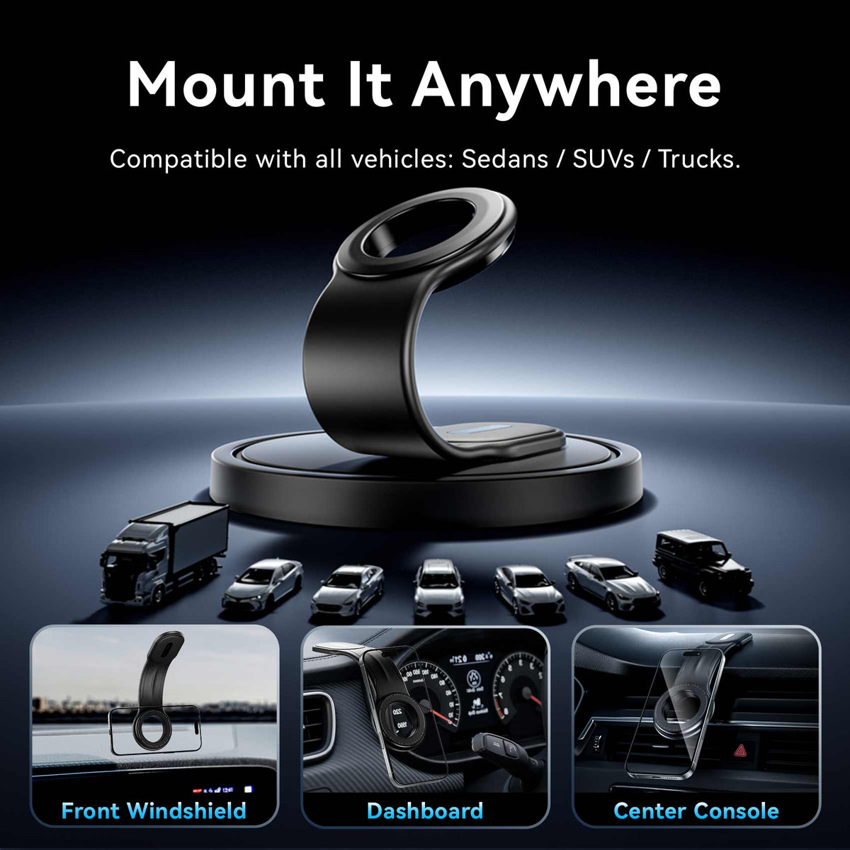 Vention Magnetic Car Phone Mount