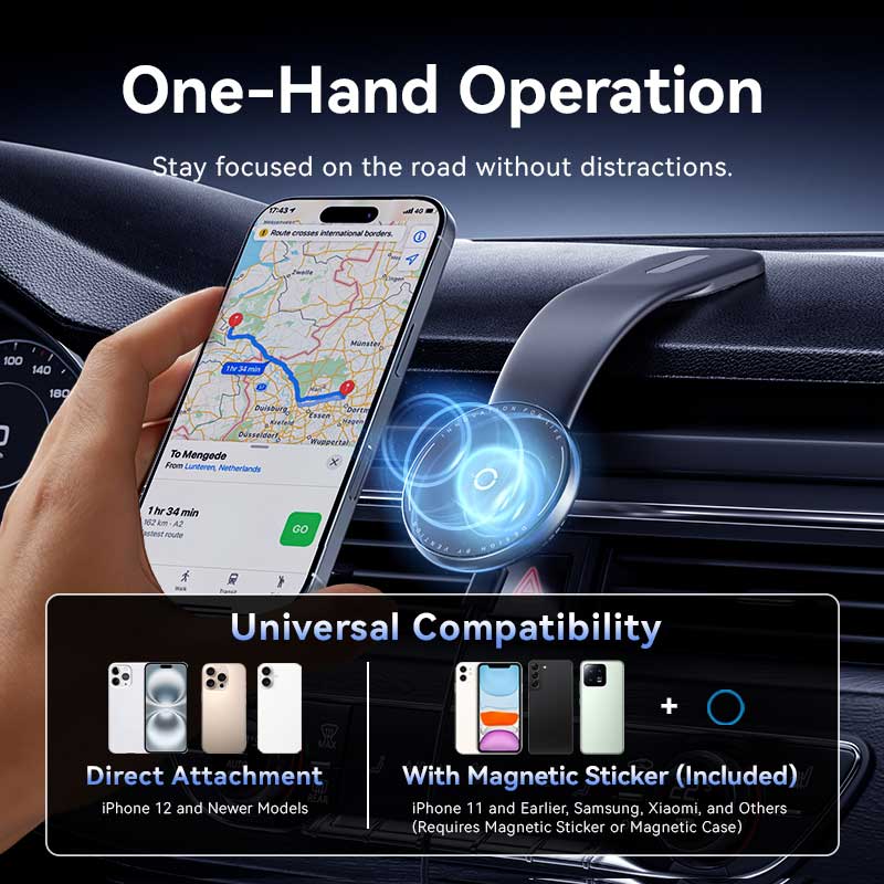 Vention Wireless Car Mount Charger