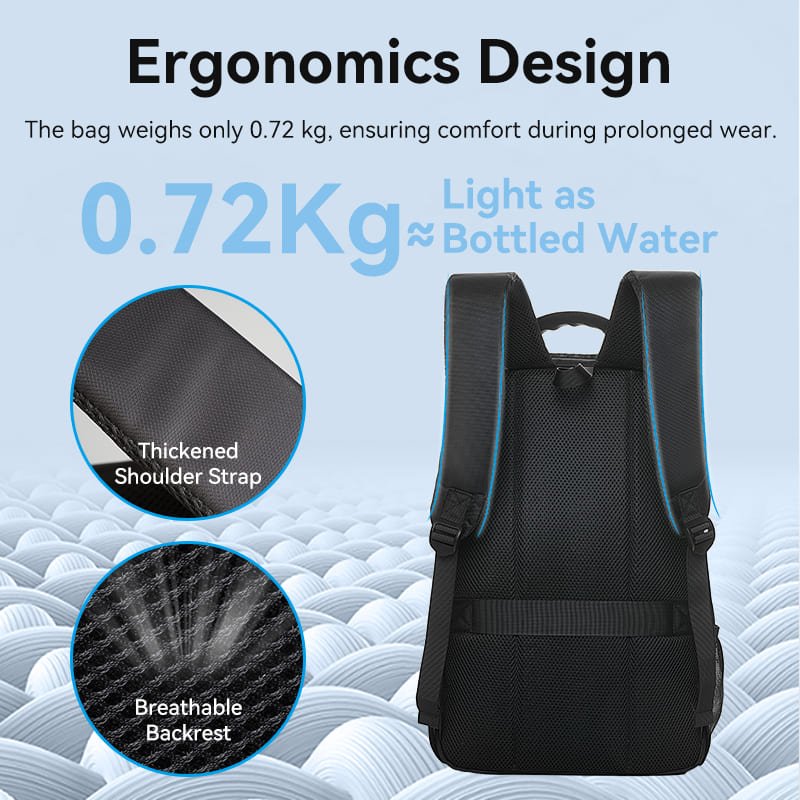 Vention Water-Repellent Laptop Backpack Black