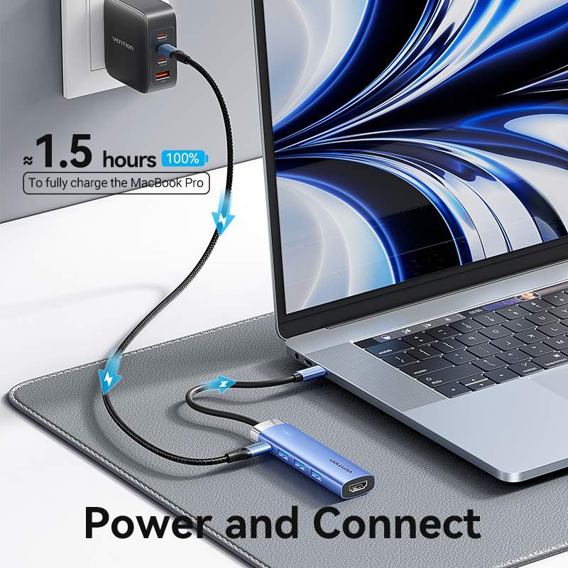 Vention  5-in-1 USB-C Docking Station