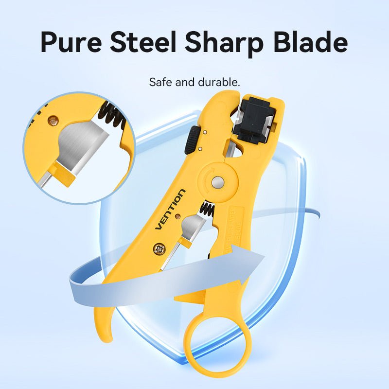 Vention Coaxial Cable Stripper Yellow