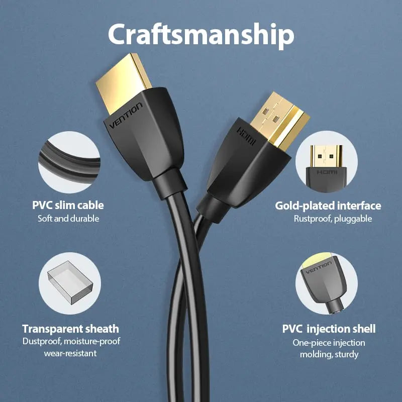 Vention Portable HDMI™ Cable Black
