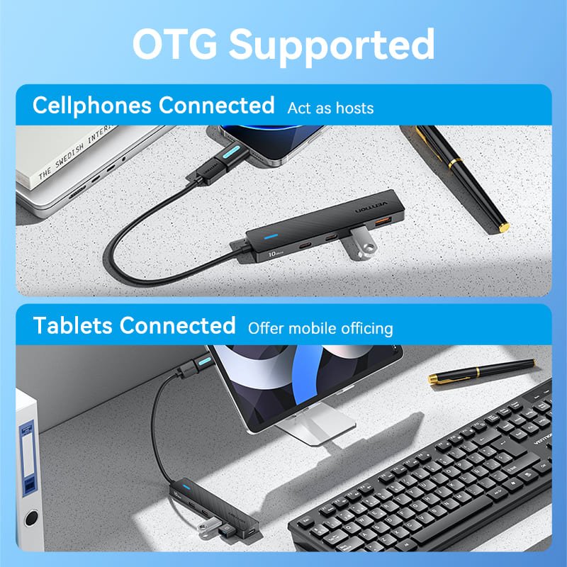 Vention 5-in-1 USB 3.2 Gen 2 Hub