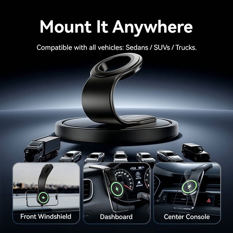 Vention Wireless Car Mount Charger