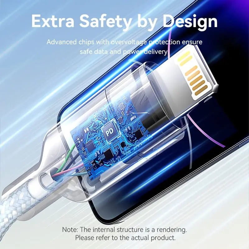 Vention USB 2.0 Type-C Male to Lightning Male 3A Cable Aluminum Alloy Type