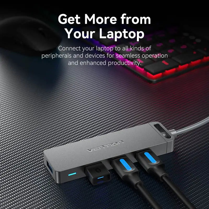 Vention 5-in-1 USB 3.0 Hub