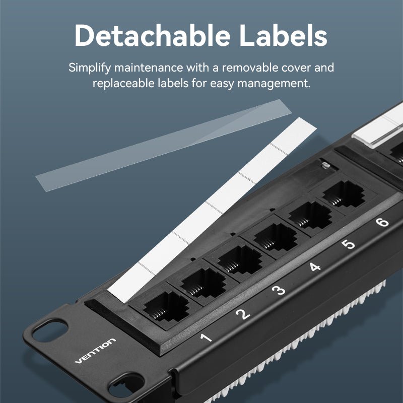 Vention 24-port Cat6 Unshielded Patch Panel