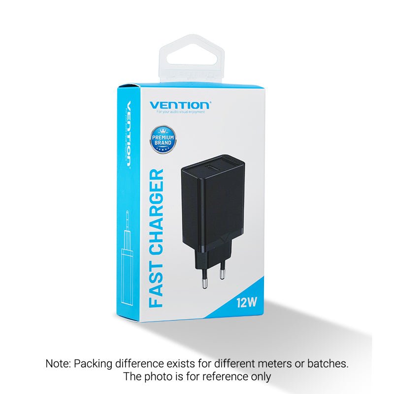 Vention 1-Port USB Wall Charger 12W EU-Plug