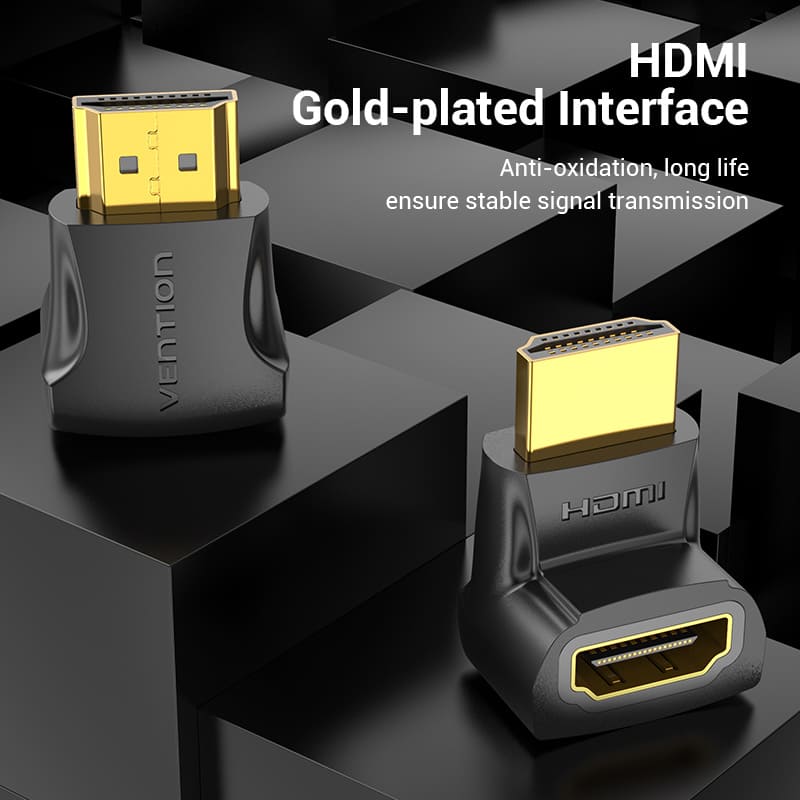Vention HDMI™ 270 Degree Male to Female Adapter Black