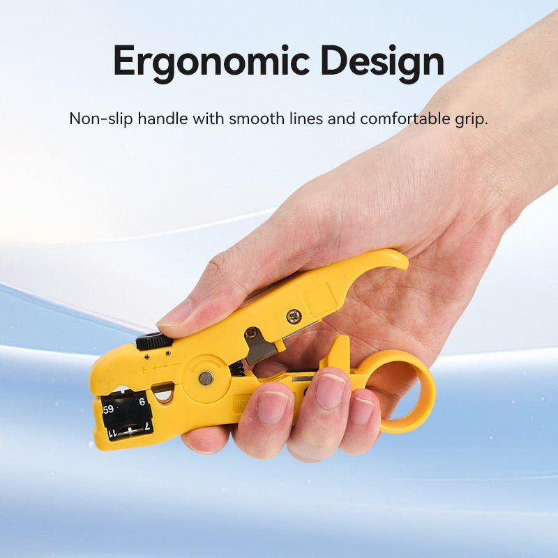 Vention Coaxial Cable Stripper Yellow