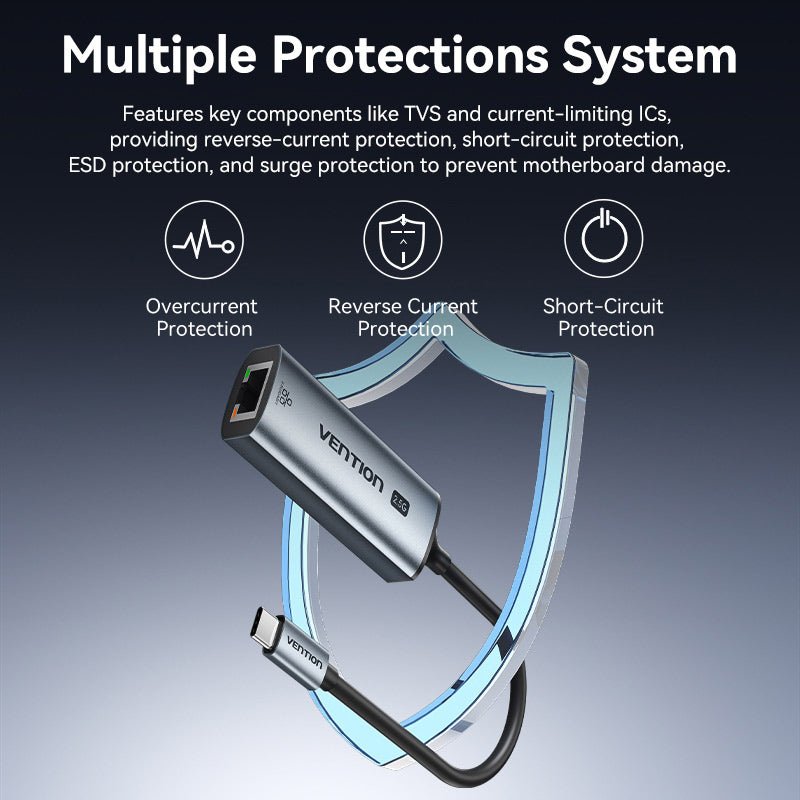 Vention USB-C to 2.5G Ethernet Adapter