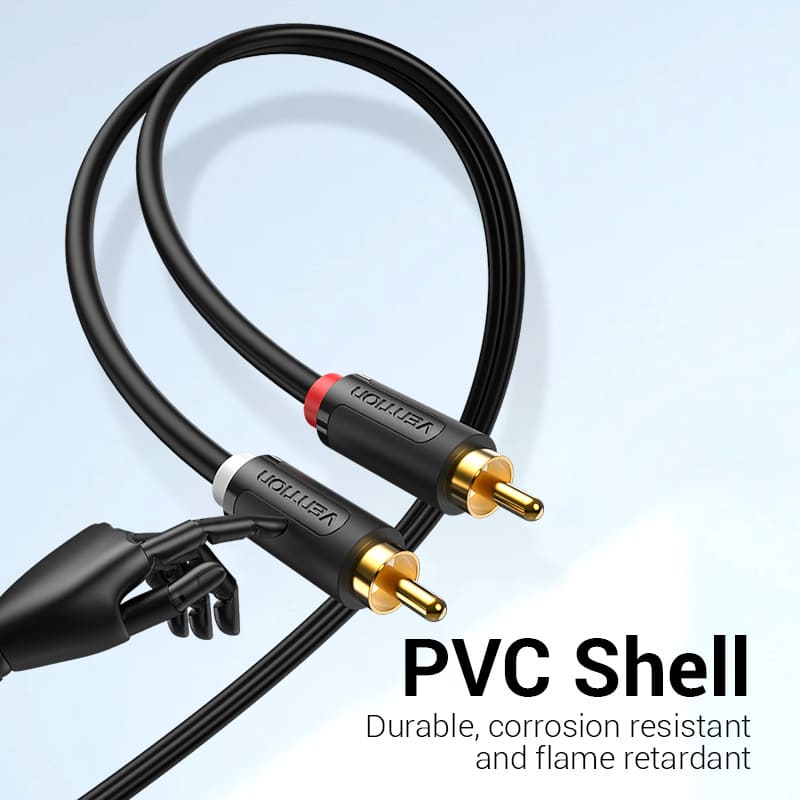 Vention 2-Male to 2-Male RCA Cable