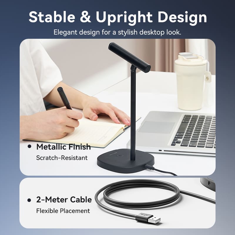 Vention USB Desktop Microphone with Mute Button Black