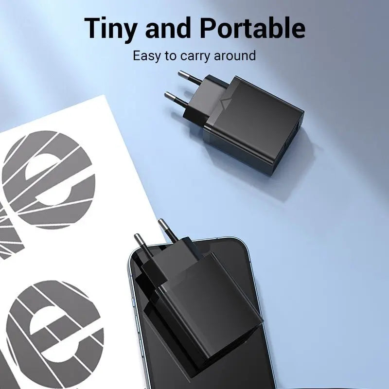 Vention 1-Port USB-C Wall Charger 20W EU-Plug