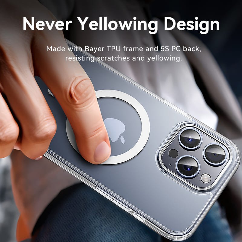 Vention Concise Impact Case for iPhone 13 with MagSafe Transparent