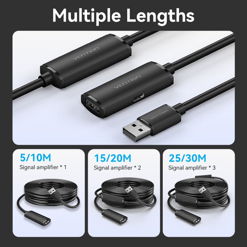 Vention USB 2.0 Active Extension Cable