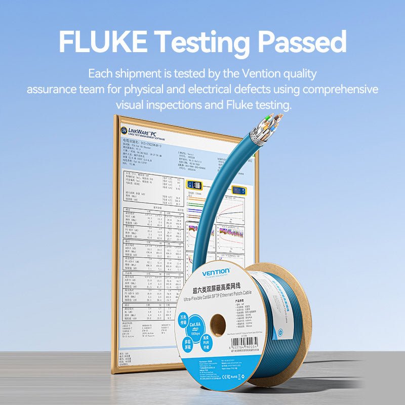Vention Ultra-Flexible Cat6A SFTP Ethernet Patch Cable