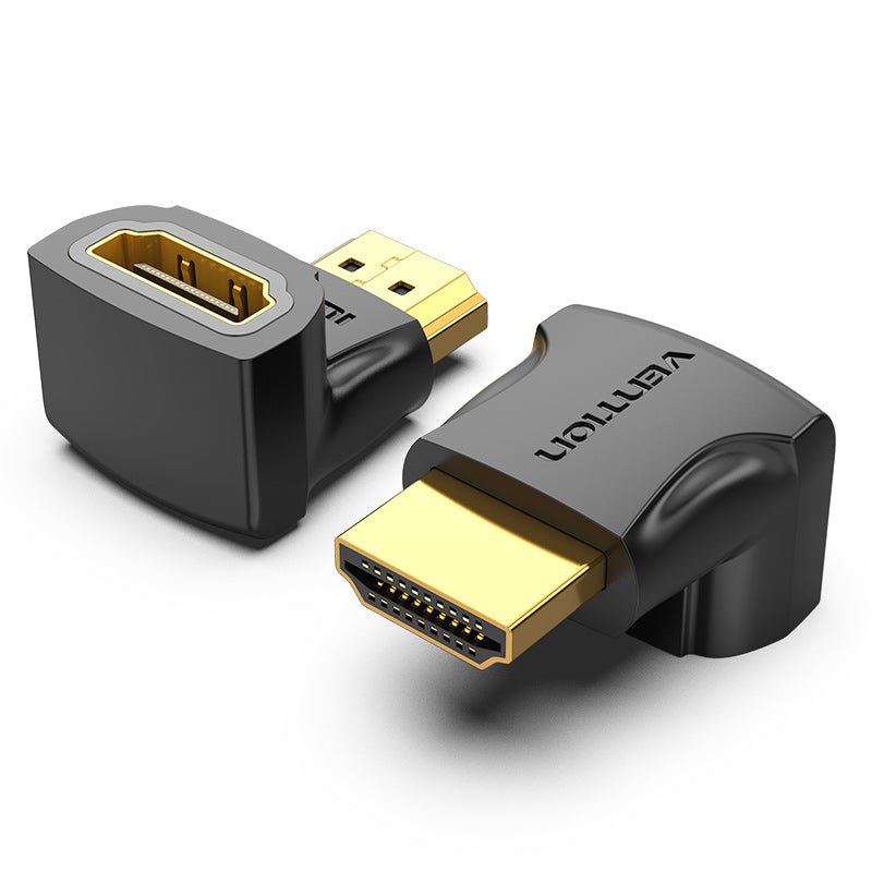 Vention HDMI™ 90 Degree Male to Female Adapter Black