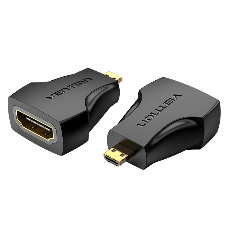 Vention Micro HDMI Male to HDMI Female Adapter Black