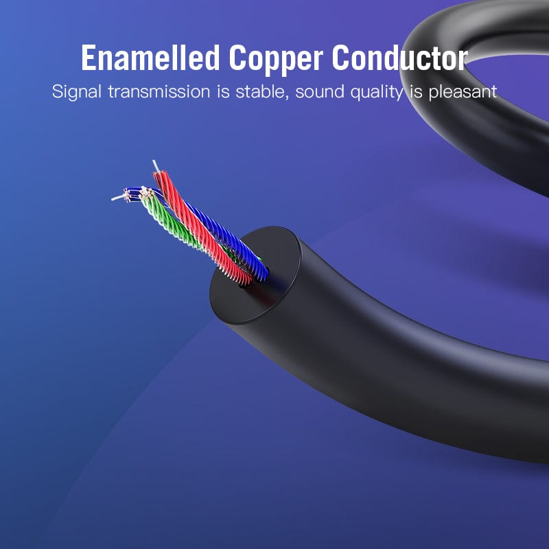 Vention 3.5 to 2.5 Aux Cable Jack 3.5 mm to Jack 2.5 mm Audio Cable Jack 3.5 for Headphone Aux Speaker Connector Cord 2.5 to 3.5