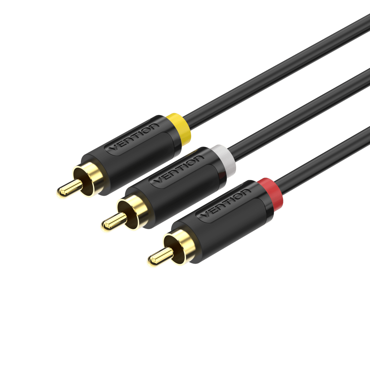 Vention 3RCA to 3 RCA Cable Audio Video Male to Male AV Cable Gold Plated for STB DVD TV VCD Blueplayer Amplifier Cable RCA Jack