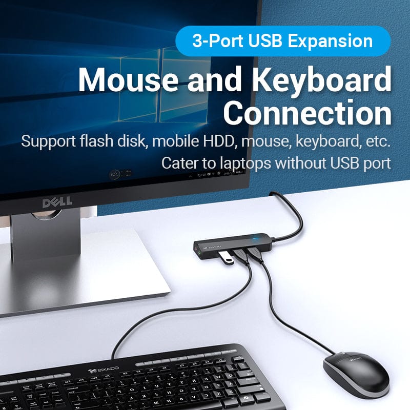 Vention 6-in-1 USB 3.0 Hub