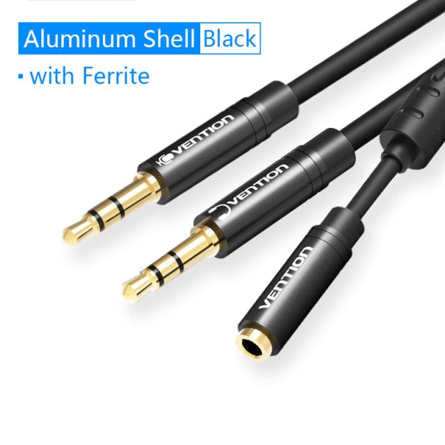 Vention 2 in 1 3.5mm Audio Cable