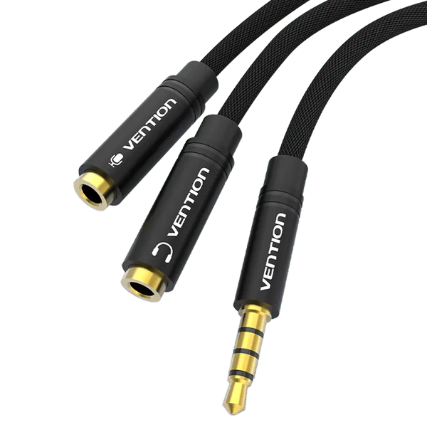 Vention 4 Pole 3.5mm Audio Splitter Cable