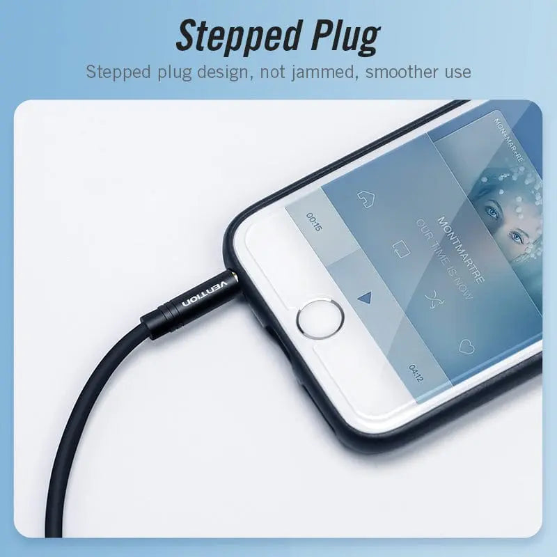 Vention 4 Pole 3.5mm Male to 2*3.5mm Female Stereo Splitter Cable