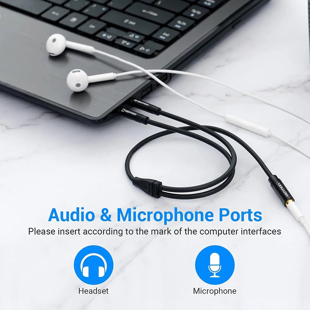 Vention 2*3.5mm Audio Cable