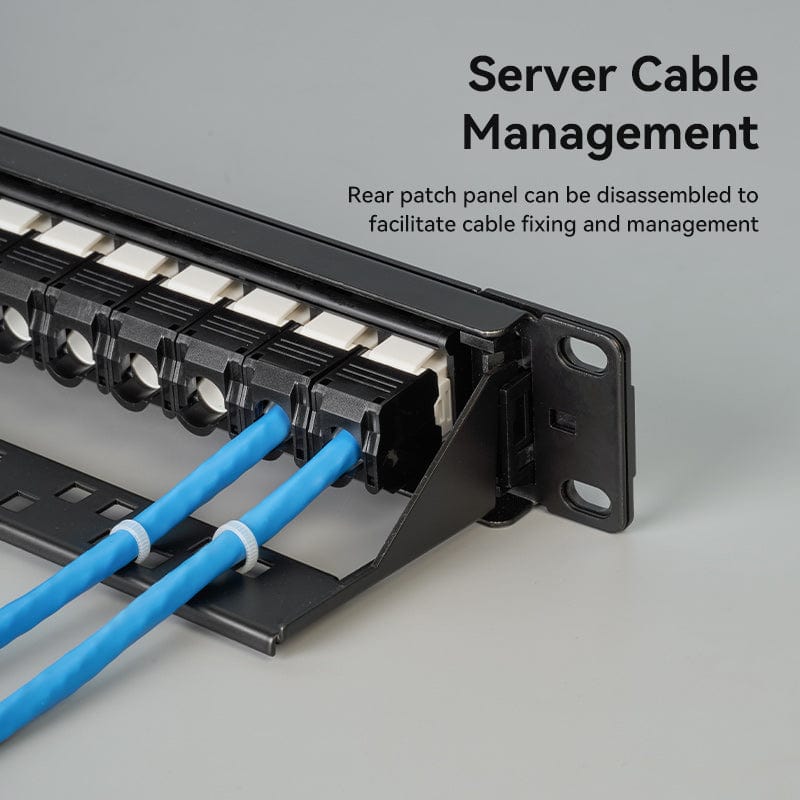Vention Blank Keystone Patch Panel