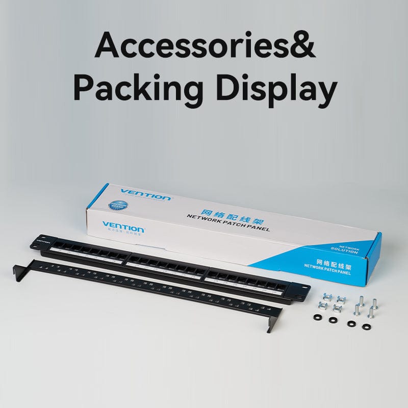 Vention Blank Keystone Patch Panel