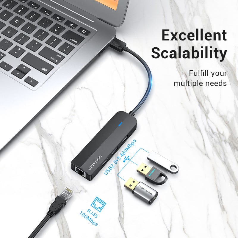 Vention  5-in-1 USB 2.0 Hub