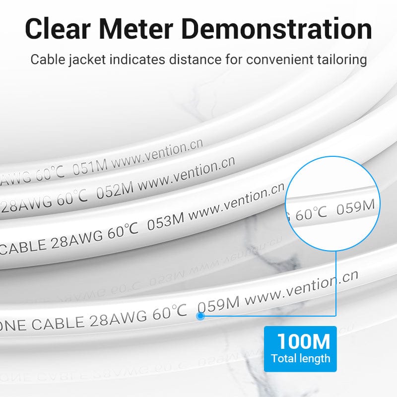 Vention RJ11 Bulk Cable
