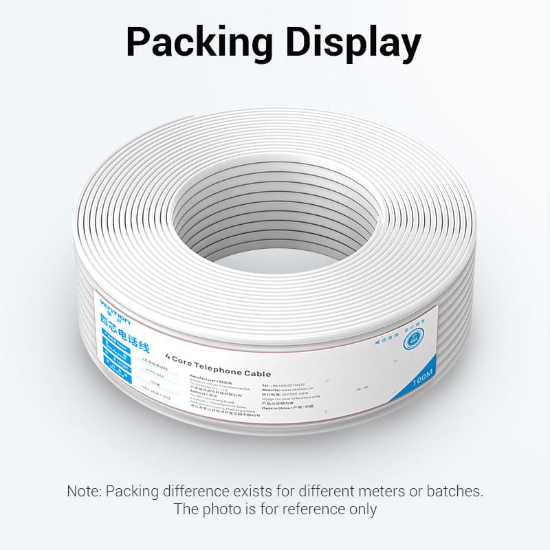 Vention RJ11 Bulk Cable