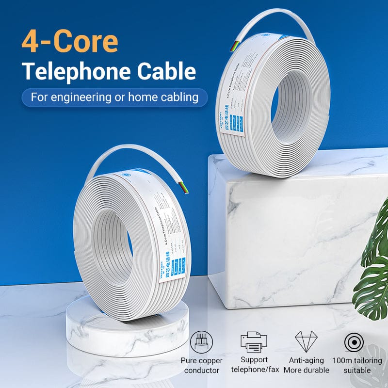 Vention RJ11 Bulk Cable