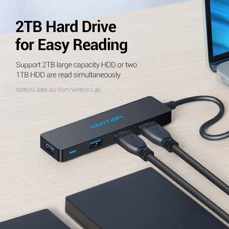 Vention 4-in-1 USB 3.0 Hub