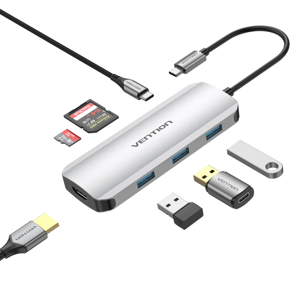 Vention 7-in-1 USB-C Docking Station