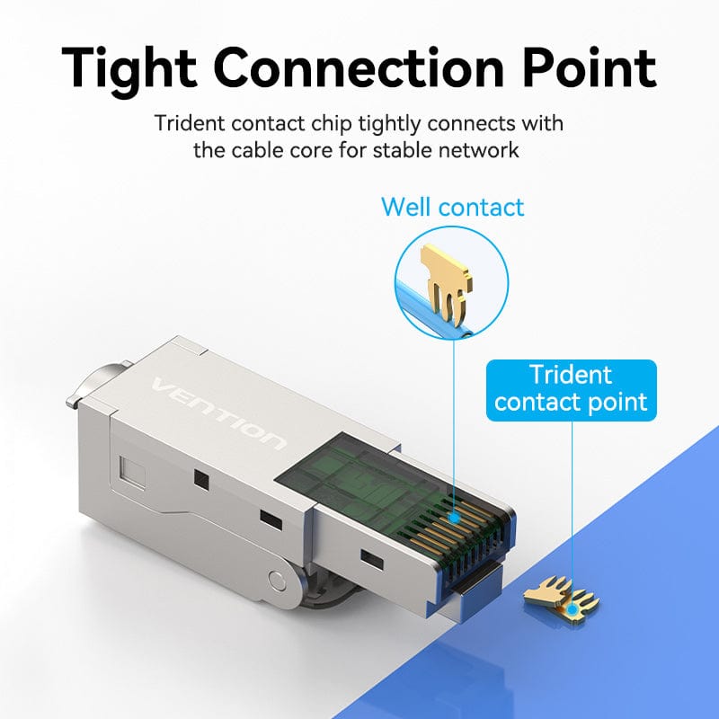 Vention Cat6A Shielded RJ45 Modular Plug