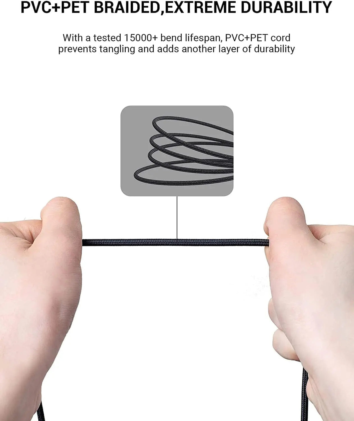 Vention Cotton Braided 3.5mm Audio Extension Cable