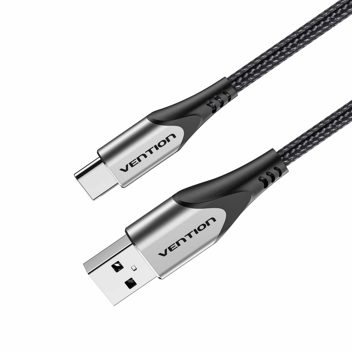 Vention Cotton Braided USB 2.0 A Male to C Male 3A Cable Aluminum Alloy Type