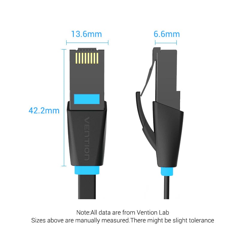 Vention Flat Cat6 UTP Ethernet Patch Cable