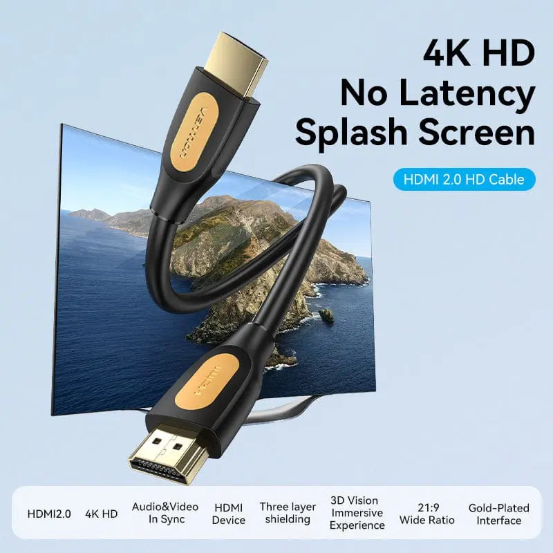 HDMI™-A Male to Male 4K HD Cable Model:ALI PS5/4,Switch,TV,computer, Laptop